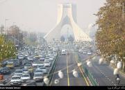 عکس/ وضعیت ناسالم هوای تهران