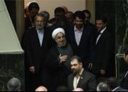رئیس جمهور وارد مجلس شد 