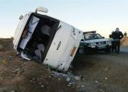 تصادف اتوبوس و تریلر در یزد ۲۱ مصدوم و ۴ فوتی + اسامی مصدومان