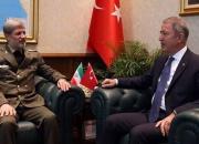 وزرای دفاع ایران و ترکیه دیدار و گفتگو کردند