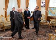 عکس/ دیدار «نخست وزیر سوریه» با شمخانی