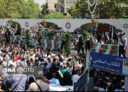 این همه مردم در گرمای آسفالت آب‌کن تهران
