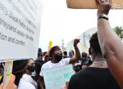 فیلم/ جمعیت انبوه معترضان ضد نژادپرستی در هالیوود