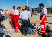 عکس/ تصادف مرگبار اتوبوس و تریلی در یزد