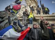 عکس/ تظاهرات فرانسوی‌ها برعلیه قانون بازنشستگی