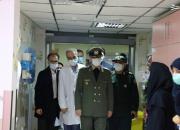 عکس/ حضور وزیر دفاع در بیمارستان شهید چمران