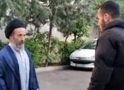 روایت پدر و پسر از کلیپ ساختگی سیلی زدن به یک روحانی +فیلم