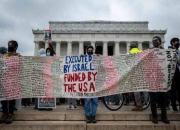 تظاهرات شهروندان آمریکایی در حمایت از ملت فلسطین