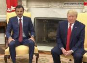 امیر قطر با ترامپ دیدار کرد