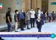 فیلم/صف بی‌پایان رای دهندگان در مسجد امام حسین(ع) تهران