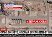فیلم/ خبرنگار CNN : آمریکا قادر نبود جلوی موشک‌های ایران را بگیرد