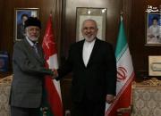 وزرای خارجه ایران و عمان به گفتگو نشستند +عکس
