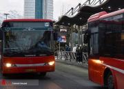 تصادف اتوبوس بی‌آرتی با گاردریل بزرگراه امام علی