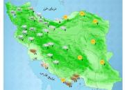 ۱۱ استان در سطح نارنجی هواشناسی