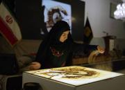 فیلم/ روایت ام المومنین(س) با نقاشی شن فاطمه عبادی