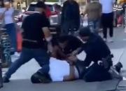 فیلم/ کتک زدن یک عابر به دست پلیس نیویورک