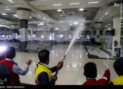 عکس/ ضدعفونی فرودگاه بین المللی اهواز