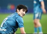 گل طلایی سردار آزمون خارج از زمین فوتبال+عکس