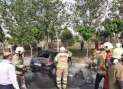 واژگونی مرگبار پژو ۲۰۶ در تهران +عکس