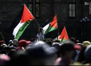 تظاهرات یهودیان در روز همبستگی با ملت فلسطین علیه اسرائیل+فیلم