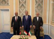 عکس/ دیدار سه جانبه وزرای امور خارجه ایران، افغانستان و تاجیکستان