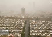 عکس/ پایتخت در غبار