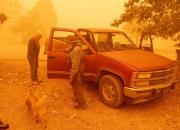 آتش سوزی ۱۶۵ هزار هکتار از جنگل‌ها آمریکا +عکس