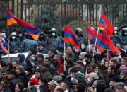 فیلم/ ادامه اعتراضات در ارمنستان