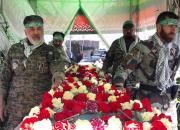 تشییع و خاکسپاری پیکر مطهر دو شهید گمنام دفاع مقدس در پارک فناوری پردیس+ فیلم