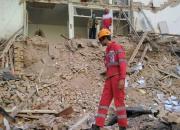 ریزش ساختمانی سه طبقه در تهران خانم ۸۰ ساله را به کام مرگ برد