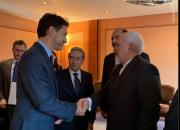 عکس/ دیدار ظریف با نخست وزیر کانادا