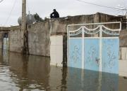 قرارگیری روستاهای قلعه‌گنج در محاصره سیلاب