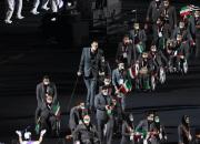 عکس/ ماسک‌های متحدالشکل نمایندگان ایران در رژه پارالمپیک