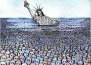 کاریکاتوریست‌هایی که آمریکا را عامل ترور در جهان می‌دانند+تصویر