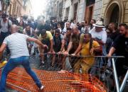 تظاهرات علیه گذرنامه‌های بهداشتی کرونایی در ایتالیا