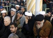 عکس/حضور احمدی‌نژاد در مراسم سردار سلیمانی