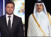 گفت‌وگوی تلفنی رئیس‌جمهور اوکراین و امیر قطر