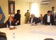 مشاجره لفظی وزیر کشور افغانستان با معاون امنیتی پلیس کابل در حضور رسانه‌ها+فیلم