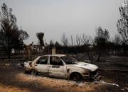 آتش‌سوزی گسترده یونان در روز پنجم؛ یک شهر کاملا در آتش سوخت