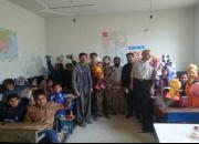 توزیع 250 بسته فرهنگی آموزشی در بین کودکان زلزله زده دشت ذهاب +تصاویر