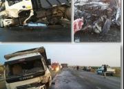 عکس/ تصادف مرگبار کامیون با پراید