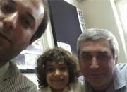 سلفی کامران نجف‌زاده و پسرش با ابراهیم حاتمی‌کیا +عکس