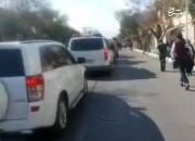 فیلم/ کاروان دولت در خیابان منتهی به محل سخنرانی روحانی