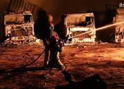 آتش گسترده در گمرک اسلام قلعه چگونه مهار شد؟+عکس
