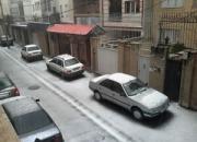 بارش تگرگ تهران را غافلگیر کرد