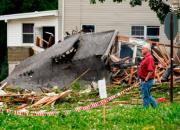 عکس/ ۵ کشته براثر انفجار یک خانه در پنسیلوانیا