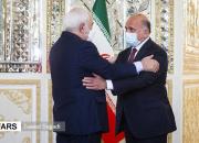 گزارش توییتری ظریف از دیدار با وزیر خارجه عراق