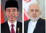 دیدار ظریف با رئیس‌جمهور اندونزی