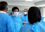 بازدید رئیس‌جمهور از بخش کرونای بیمارستان امام خمینی (ره)