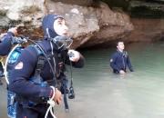 کشف پیکر جوان غرق شده در رودخانه مرزی تجن توسط غواصان سازمان آتش‌نشانی مشهد